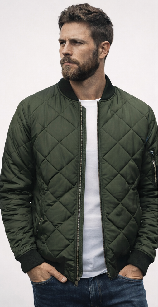 Everyday Quilted Zip Jacket